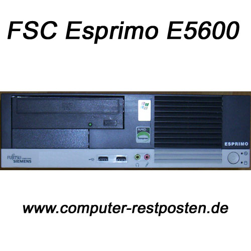 PC FSC E5600, 80-GB-HD, 1024 MB, DVD, Win XP Prof. gebraucht PC FSC E5600, 80-GB-HD, 1024 MB, DVD, Win XP Prof. gebraucht