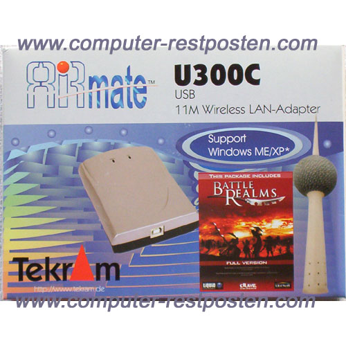 USB Wireless-LAN-Adapter Tekram U300C, neu und ovp. USB Wireless-LAN-Adapter Tekram U300C, neu und ovp.